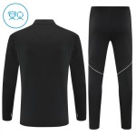 Kinder Juventus Training Sweatshirts Viertelreißverschluss 2025-26 Schwarze